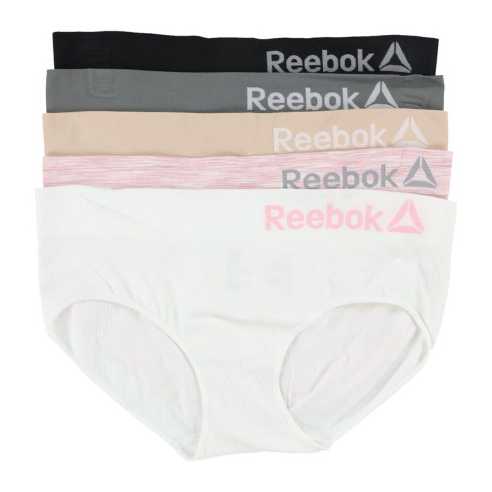 Reebok Womens Seamless Hipster Cut Panties, Multicoloured, M, DM